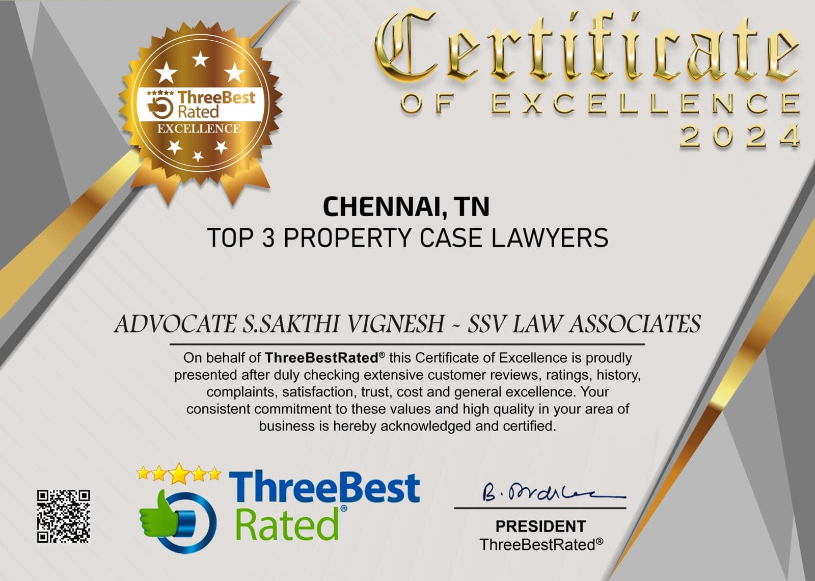 Top 3 Property Case Lawyers 2024 – SSV Law Associates