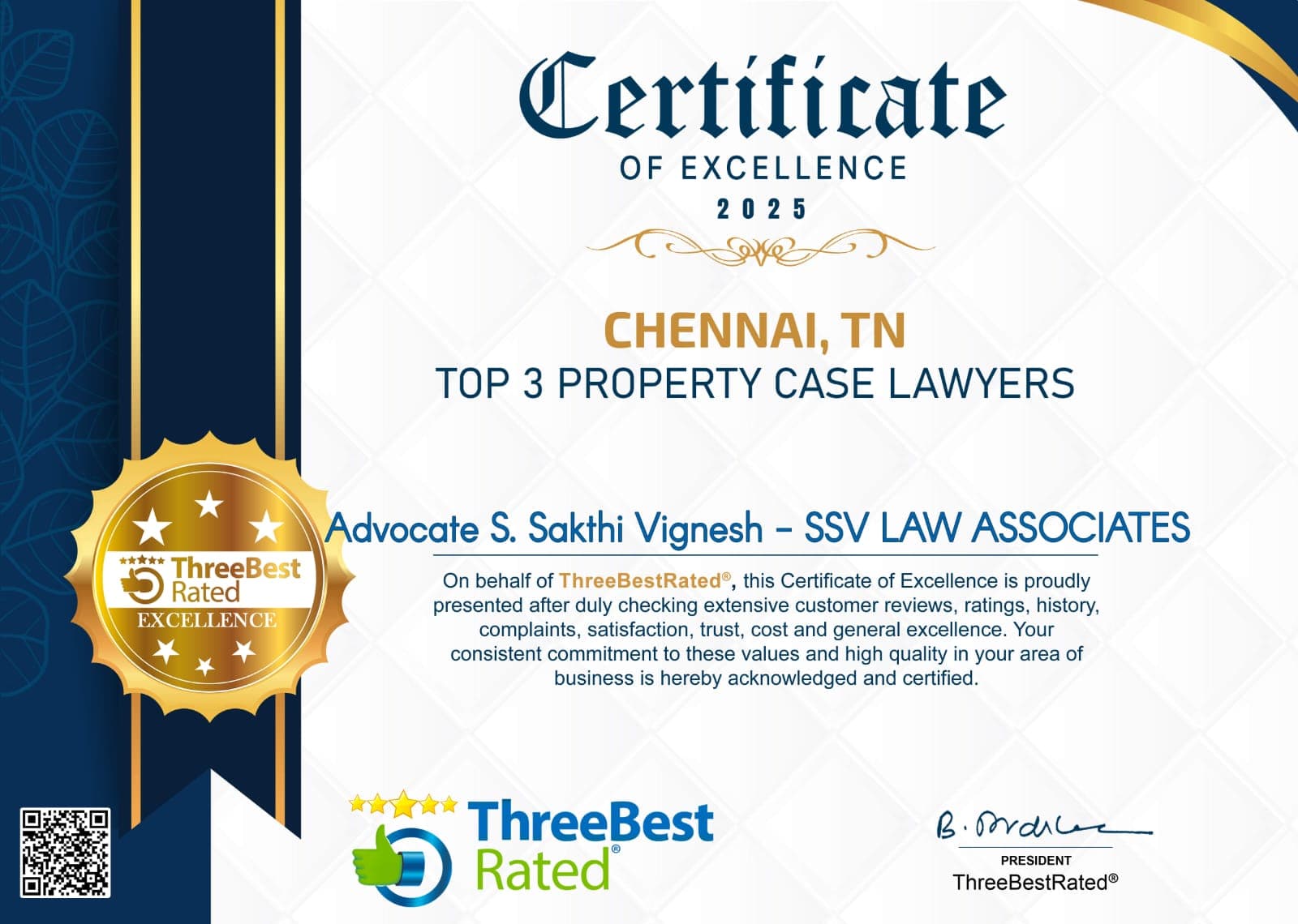 Top 3 Property Case Lawyers 2025 – SSV Law Associates